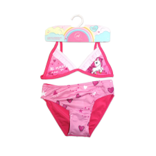 ExityKft. Unikornis kétrészes fürdőruha kislányoknak - pink - 104 gyerek fürdőruha