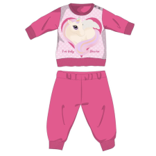 ExityKft. Unikornis téli pamut baba pizsama - interlock pizsama - pink - 86 hálózsák, pizsama