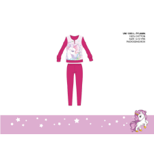 ExityKft. Unikornis vékony pamut gyerek pizsama - jersey pizsama - pink - 98 gyerek hálóing, pizsama