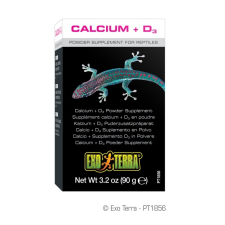 Exo Terra Calcium + D3 - Kalcium + D3-vitamin por 90 g vitamin és táplálékkiegészítő
