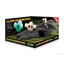 Exo Terra ExoTerra Glow Mushrooms | Fatörzs fluoreszkáló gombával - 23cm kisállatfelszerelés