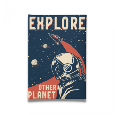  Explore other planets - Vászonkép grafika, keretezett kép