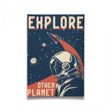 Explore other planets - Vászonkép grafika, keretezett kép
