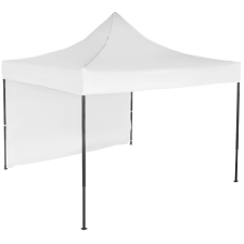 Expodom Gyorsan összecsukható sátor 3x3 m – acél, Fehér, 1 oldalfal sátor