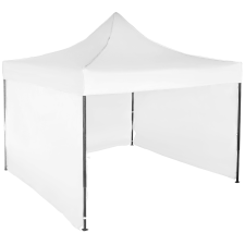 Expodom Gyorsan összecsukható sátor 3x3 m – acél, Fehér, 3 oldalfal sátor
