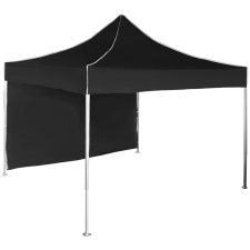 Expodom Gyorsan összecsukható sátor 3x3 m - alumínium, Fekete, 1 oldalfal sátor