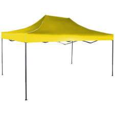 Expodom Gyorsan összecsukható sátor 3x4,5 m – acél, Sárga, Oldalfalak nélkül sátor