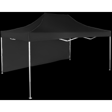 Expodom Gyorsan összecsukható sátor 3x4,5 m - alumínium, Fekete, 1 oldalfal sátor