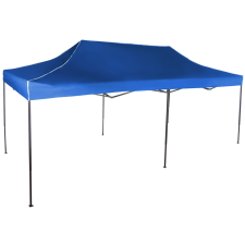 Expodom Gyorsan összecsukható sátor 3x6 m - acél, Kék, Oldalfalak nélkül sátor