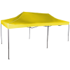 Expodom Gyorsan összecsukható sátor 3x6 m - acél, Sárga, Oldalfalak nélkül