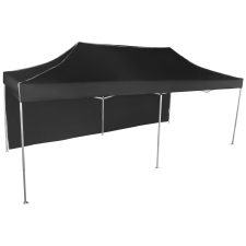 Expodom Gyorsan összecsukható sátor 3x6 m - alumínium, Fekete, 1 oldalfal sátor