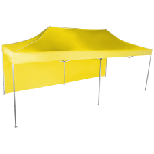 Expodom Gyorsan összecsukható sátor 3x6 m - alumínium, Sárga, 1 oldalfal sátor