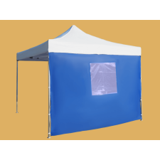 Expodom Oldalfal 2m - ablakkal, Kék kerti bútor