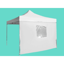 Expodom Oldalfal 3m ablakkal - hexagonális, Fehér kerti bútor