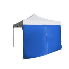 Expodom Oldalfal 3m ajtóval - hexagonális, Kék kerti bútor