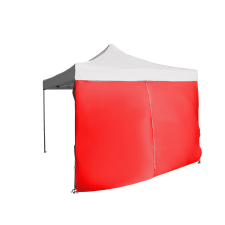 Expodom Oldalfal 3m ajtóval - hexagonális, Piros kerti bútor