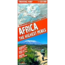 Express Map Afrika legmagasabb pontjai trekking térkép (Expressmap) 1:50 000 2012 térkép