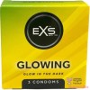 EXS Condoms EXS Glow - vegán világító óvszer (3 db)