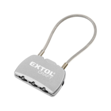 Extol Craft bőröndlakat, számzáras, 1000 db kód beállítható lakat