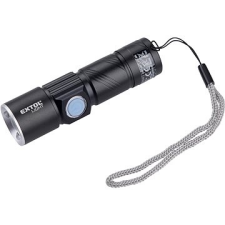 Extol LIGHT zseblámpa 150 lm, újratölthető, USB, zoom, XPE 3W LED fejlámpa