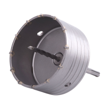 EXTOL PREMIUM körkivágó téglához, SDS Plus befogás; 150mm, M22×170mm hosszúságú szár csiszolókorong és vágókorong