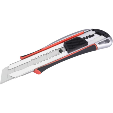 EXTOL PREMIUM Tapétavágó kés, autolock, fémházas, 25mm, fémházas, gumírozott, pótpenge: 9126, 8855093 festő és tapétázó eszköz
