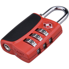 EXTOL PREMIUM TSA kombinációs zár háromjegyű kóddal, 61 × 32 × 14 mm lakat