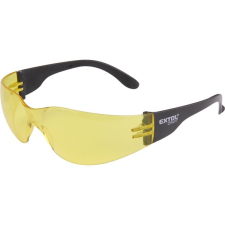 Extol védőszemüveg, sárga, polikarbonát, CE, optikai osztály: 1, ütődés elleni védelmi osztály: F (9 védőszemüveg