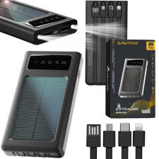 ExtraLink EPB-091 10000mAh Black | Powerbank | Solar Power bank, USB-C power bank