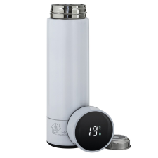 ExtraLink Smart Travel Mug LED 500ml Termosz - Fehér (MUG-SMART500 WHITE) termosz