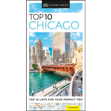 Eyewitness Travel Guide Chicago útikönyv Top 10 DK Eyewitness Guide, angol 2019 térkép