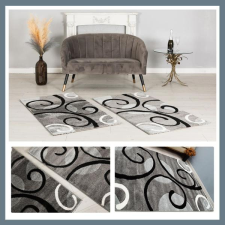  Eylül Fekete-Szürke Nonfiguratív Szőnyeg Szett 01200D-SIYAH-GRI-SZETT1 lakástextília