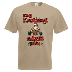  Ez a karácsonyi edzős pólóm - Karácsonyi Férfi Póló