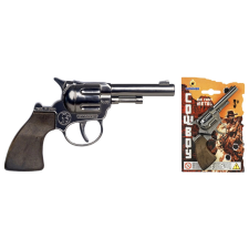 Ezüst Cowboy Revolver Játék Fegyver katonásdi