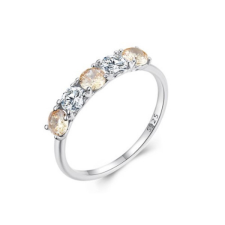  Ezüst eljegyzési gyűrű, női, 7-es méret gyűrű