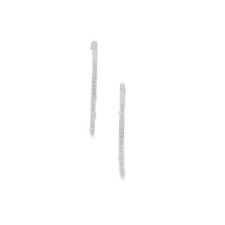  Ezüst Fülbevaló Fehér Cirkónnal, AFEVJ24 fülbevaló