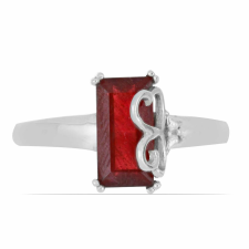  Ezüst Gyűrű Madagaszkári Rubinnal, Y48921/57 gyűrű