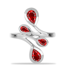  Ezüst Gyűrű Vörös Acháttal, Y58872/57 gyűrű