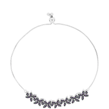  Ezüst Karkötő Brazil Misztikus Zöld Kvarccal, Y63427 karkötő