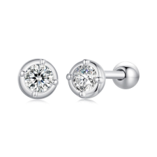  Ezüst női fülbevaló moissanitkristállyal fülbevaló