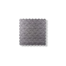  Ezüst színű, apró rózsa mintás,négyzet alakú tortaalátét 20x20 cm sütés és főzés