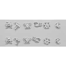  Ezüst Toscana Gyermek Fülbevaló VE015 fülbevaló