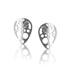  Ezüst Toscana Lyukacsos Fülbevaló fülbevaló