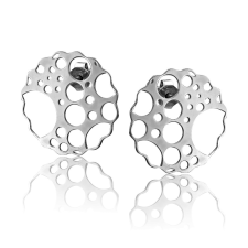  Ezüst Toscana Lyukacsos Fülbevaló fülbevaló