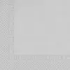  Ezüst Unicolour Silver szalvéta 20 db-os 33x33 cm FSC