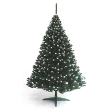 Ezüstfenyő fehér tobozzal - 220cm műfenyő