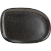 F2D Sekély tányér, F2D Ceres Black, 33x23 cm