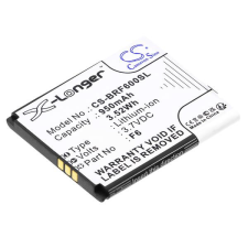 F6 Telefon akkumulátor 950 mAh mobiltelefon akkumulátor