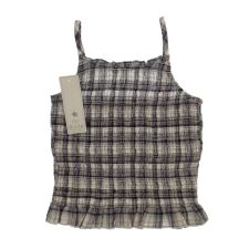 F&F F&F kislány kockás kék blúz - 134 lányka ruha