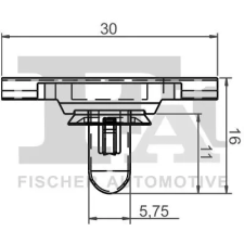 FA1 Patent, dísz-/védőléc 10-40051.5 autóalkatrész